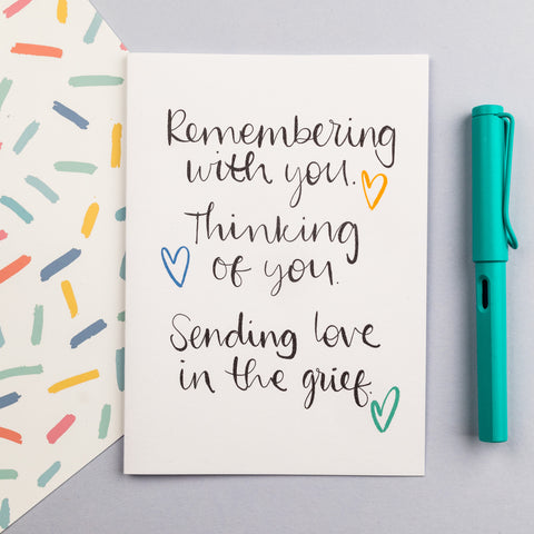 Remembering With You Card