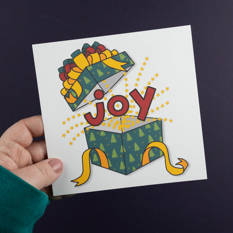 Exploding Joy card - 8, 12, 16 or 30