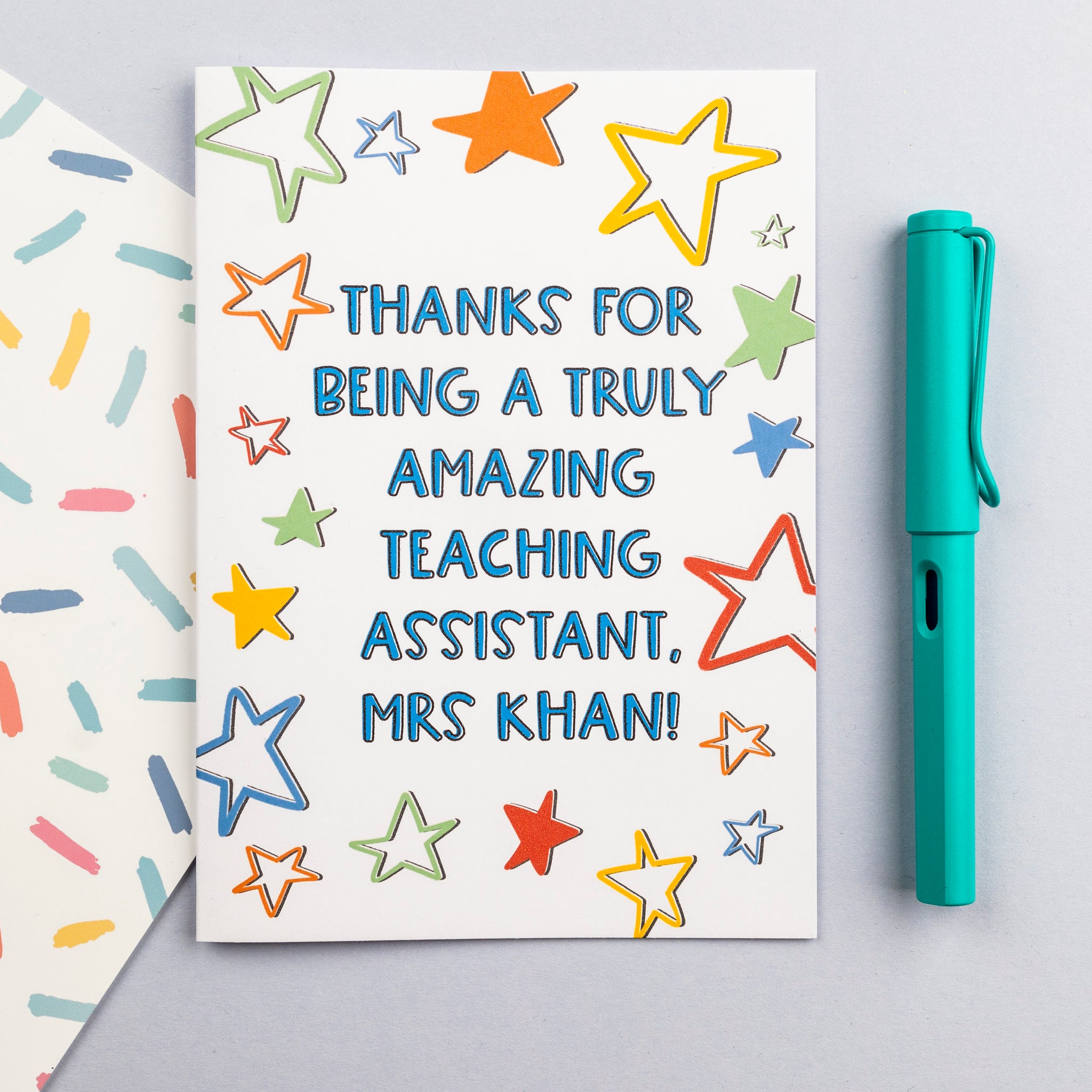 **Personalised** Amazing Teaching Assistant card