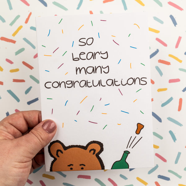 Beary congratulations