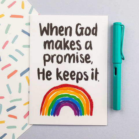 When God makes.a promise card