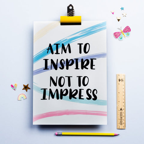 Aim to inspire