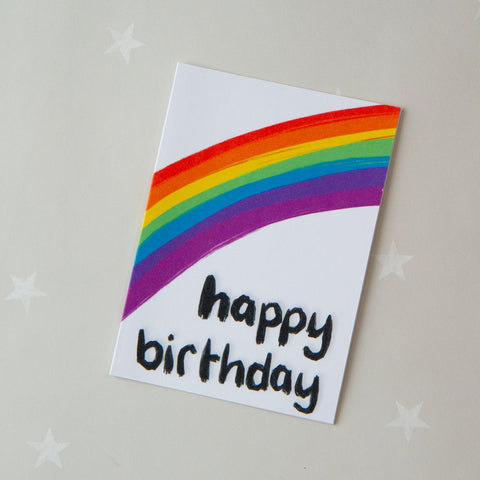 KIDS CARD -rainbow Birthday