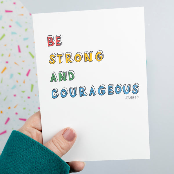Be strong - card